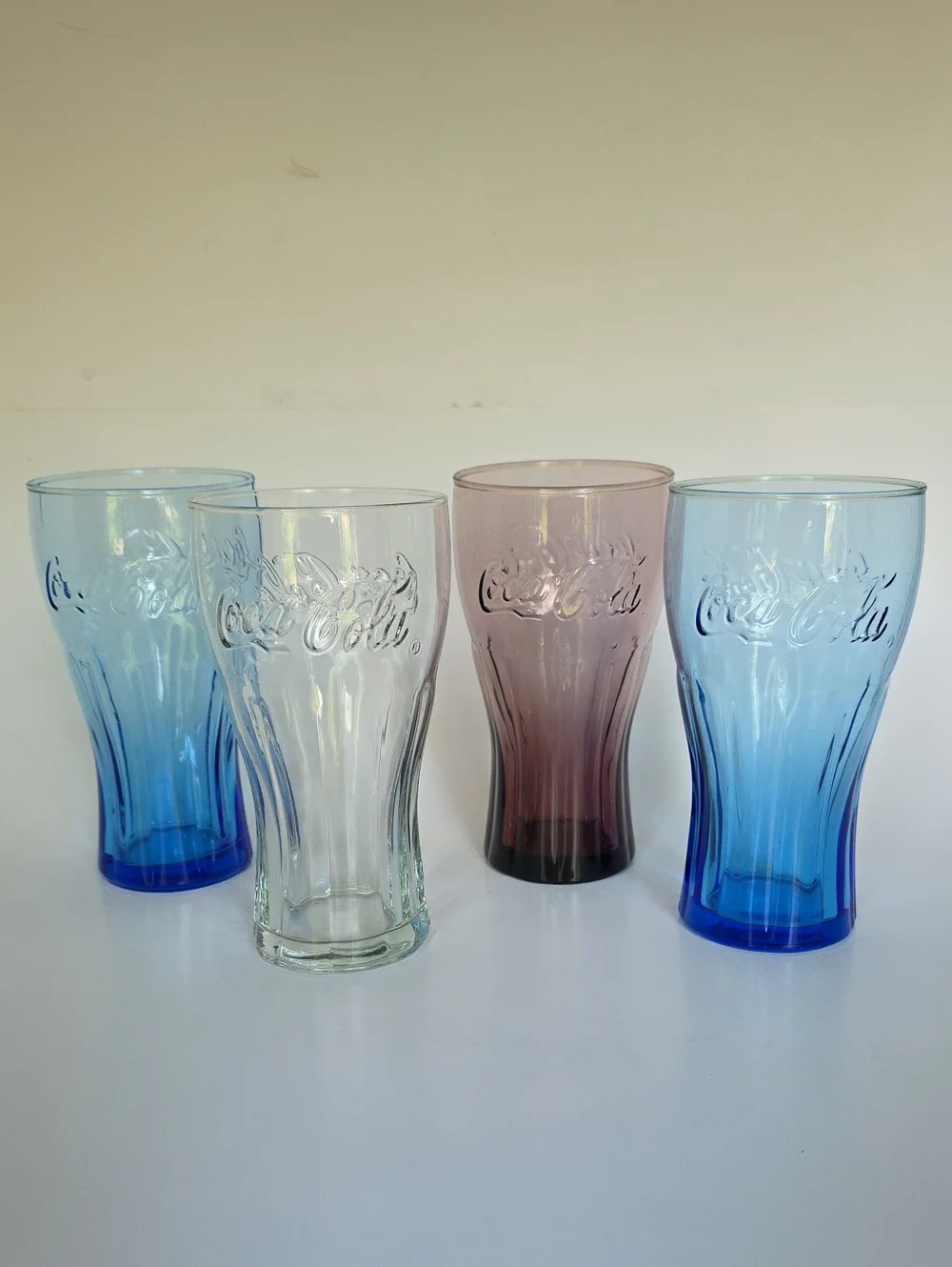 Coca Cola Coke Set Of 4 Drinking Glasses
